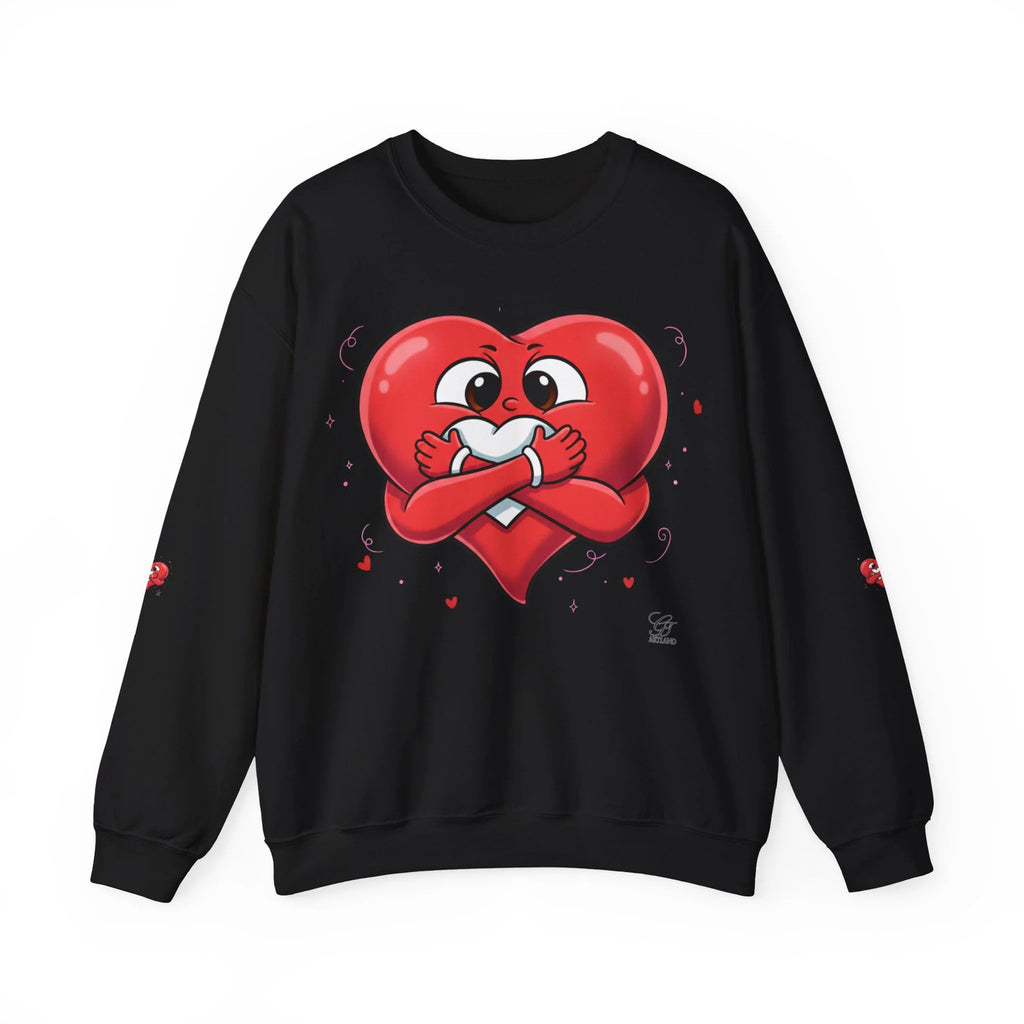Cute Heart Holding Heart Unisex Heavy Blend™ Crewneck Sweatshirt by GT Artland