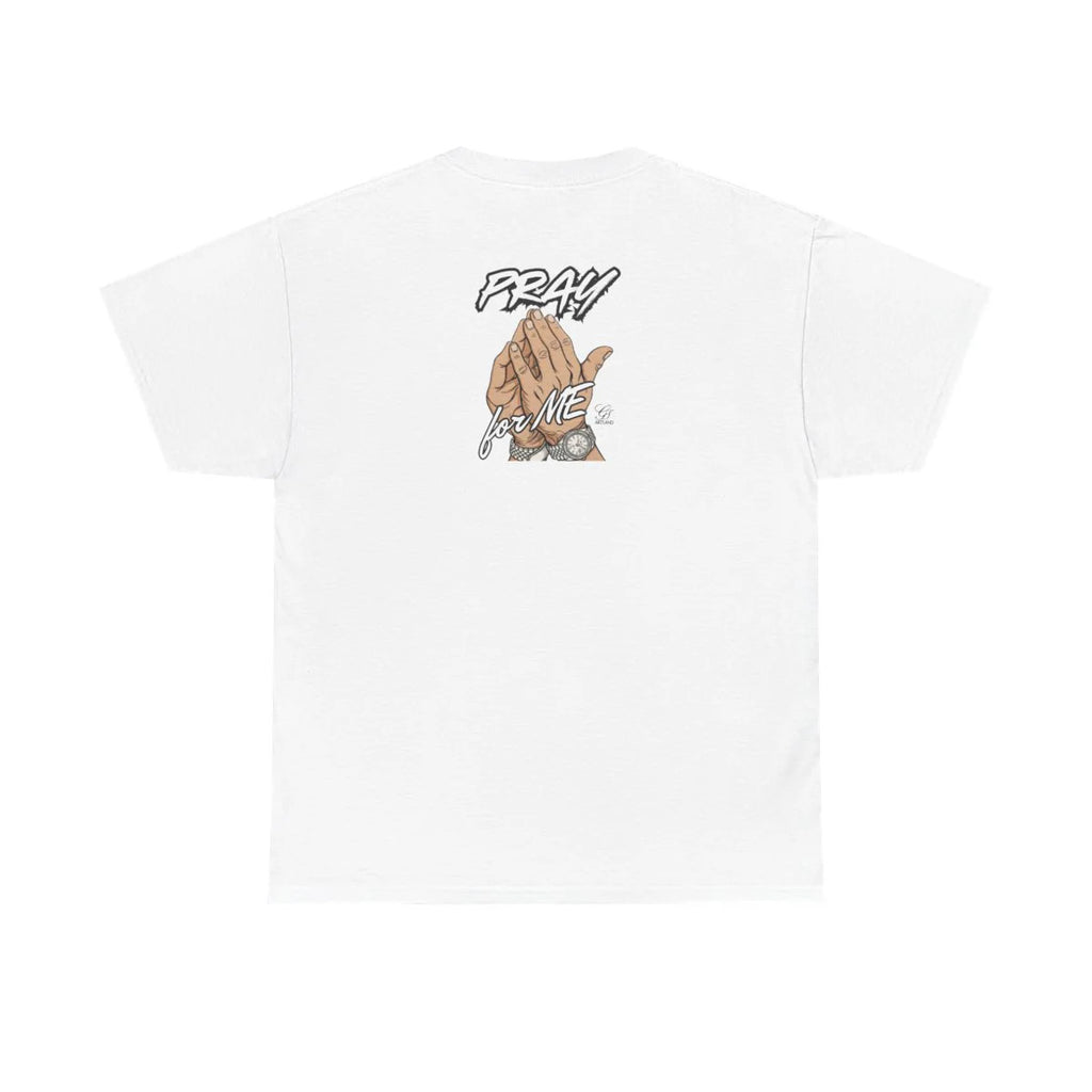 PRAY FOR ME HANDS PRAYING URBAN GRAPHIC Unisex Heavy Cotton Tee BY GT ARTLAND