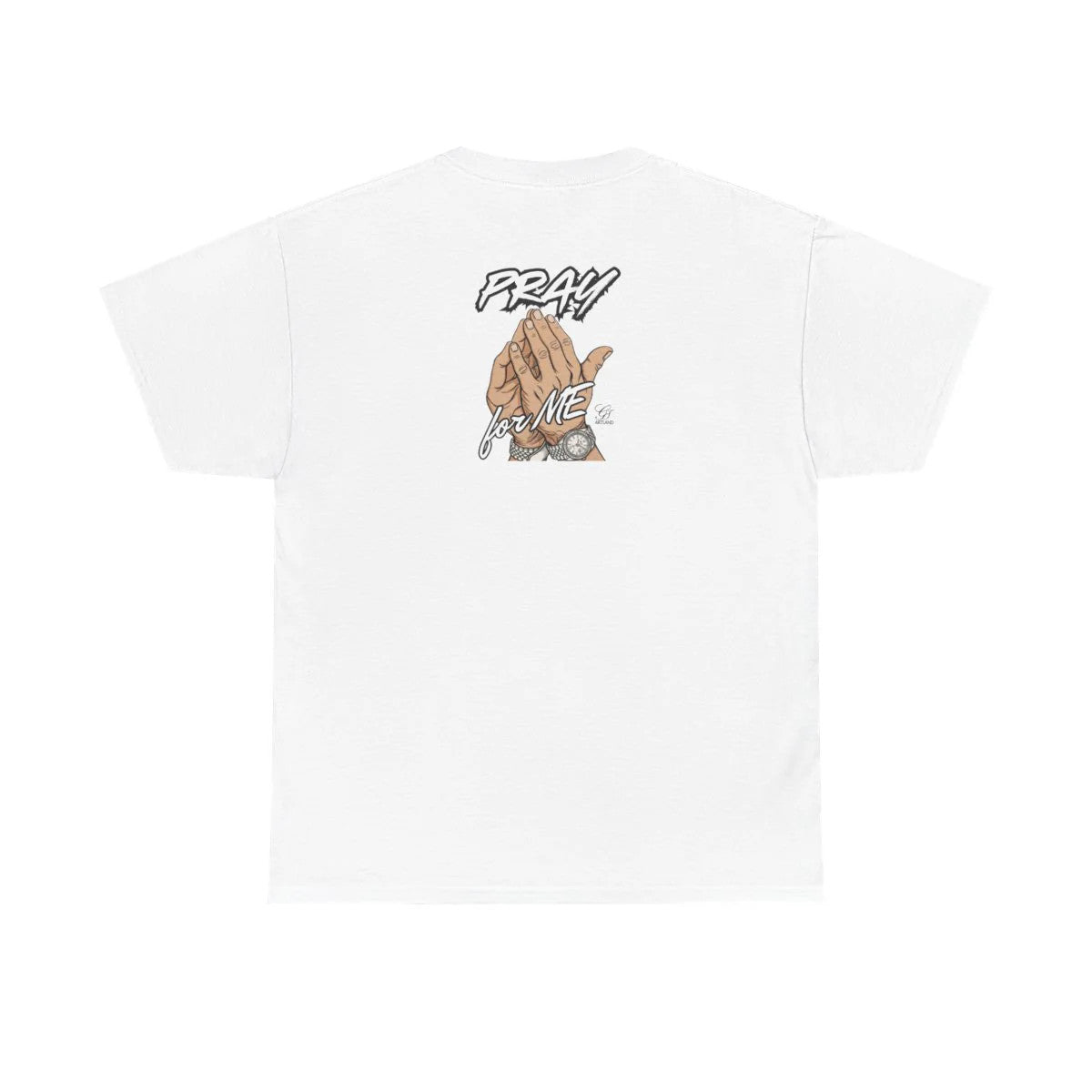 PRAY FOR ME HANDS PRAYING URBAN GRAPHIC Unisex Heavy Cotton Tee BY GT ARTLAND