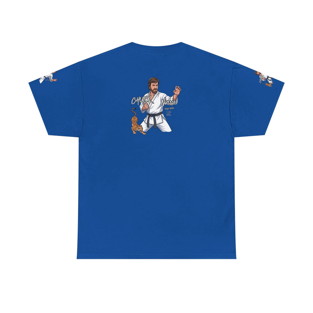 Chuck Norris Karate Pose T-Shirt | Tiger Illustration, Martial Arts Tee by GT