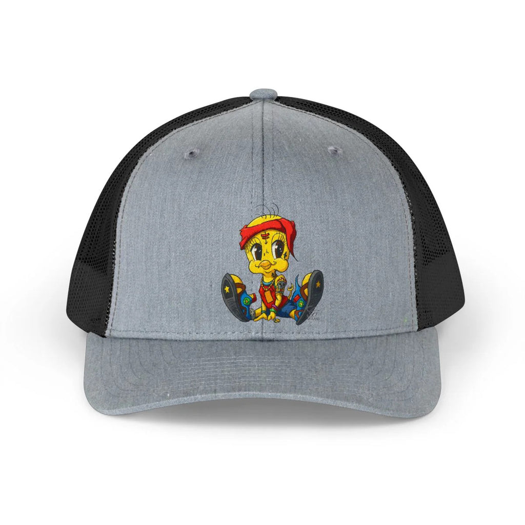 Hustler Tattoo Bandana Bird Classic Edition Designer Trucker Retro Hat by GT
