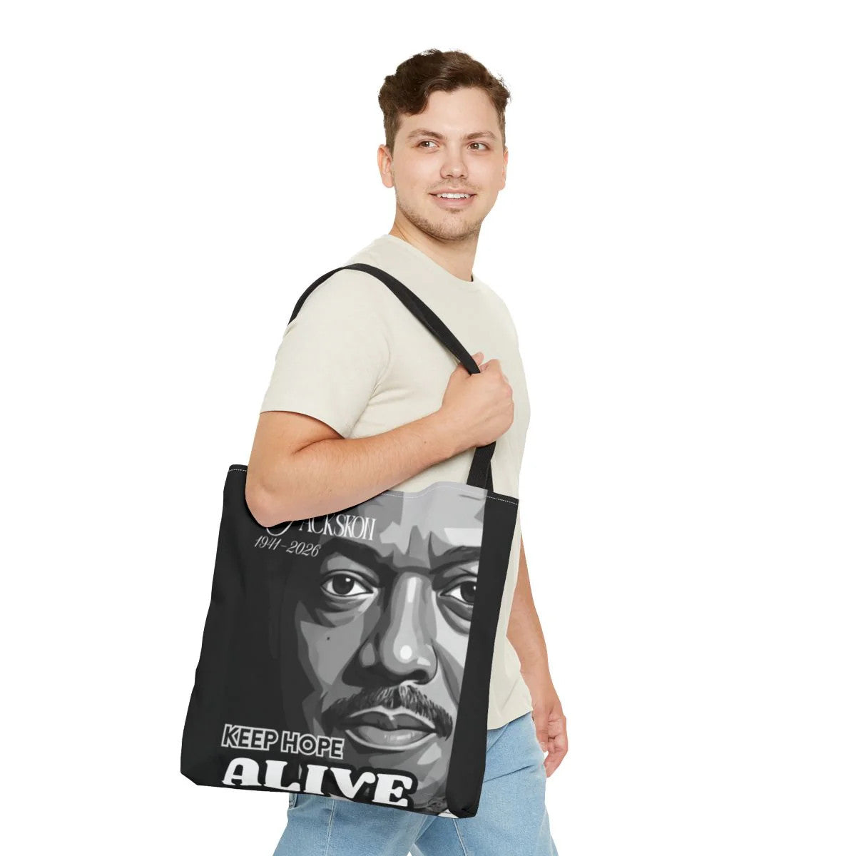 Jesse Jackson Classic Legacy Designer Tote Bag by GT Artland