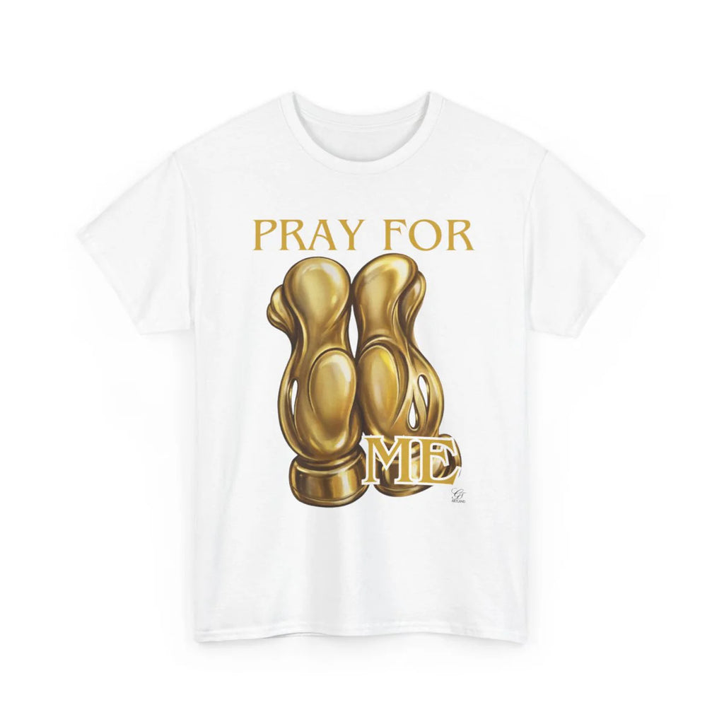 Pray For Me Gold Mikki Edtion Urban City Swag Unisex Heavy Cotton Tee by GT