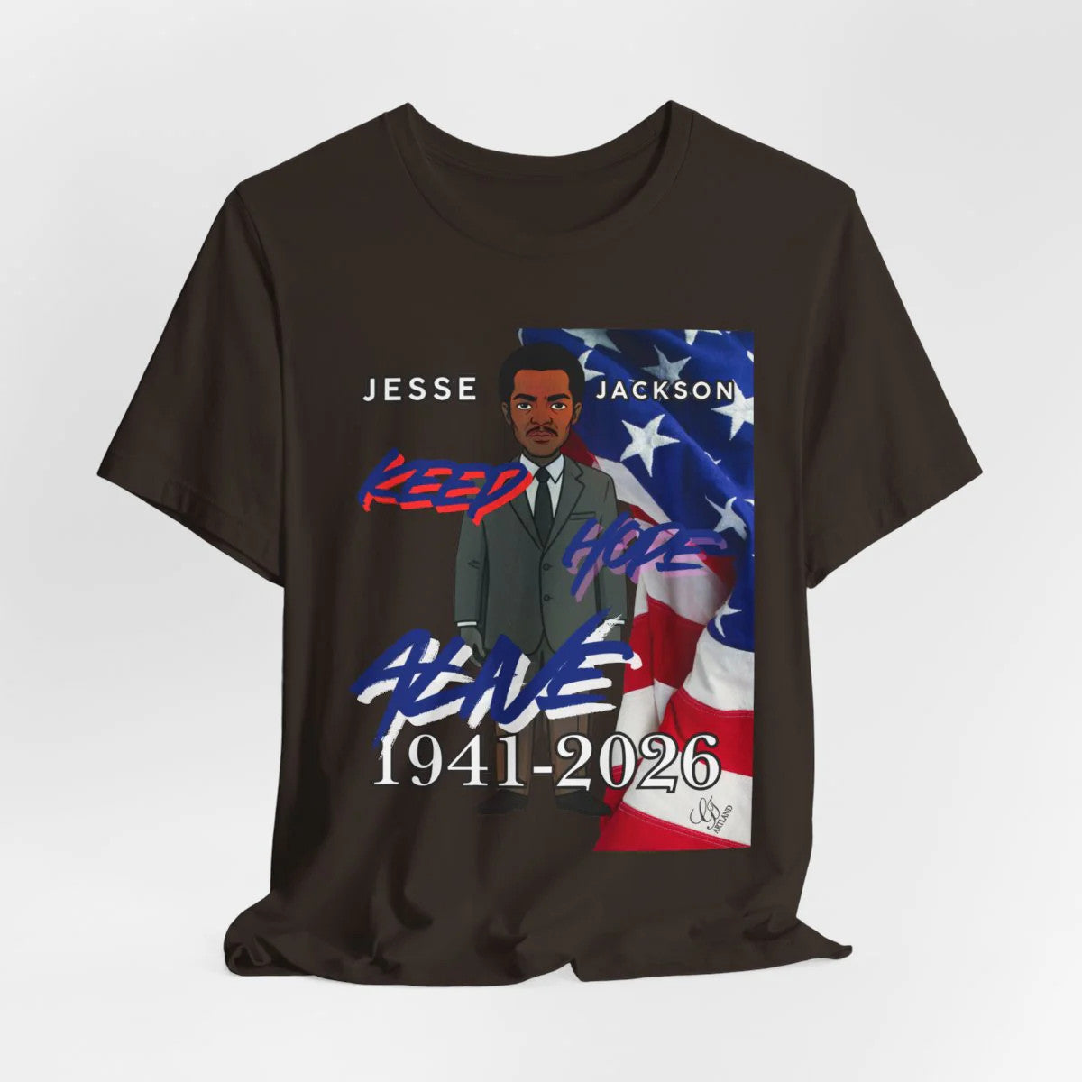 Keep Hope Alive AMERICAN Historical Urban Toon Jesse Jackson Legacy Tribute