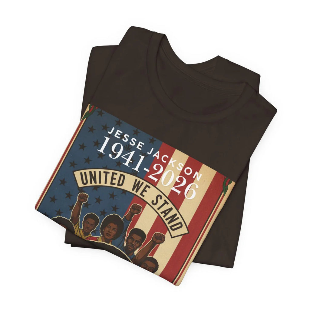 United We Stand" Historical Jesse Jackson Legacy Tribute 1941-2026 Unisex