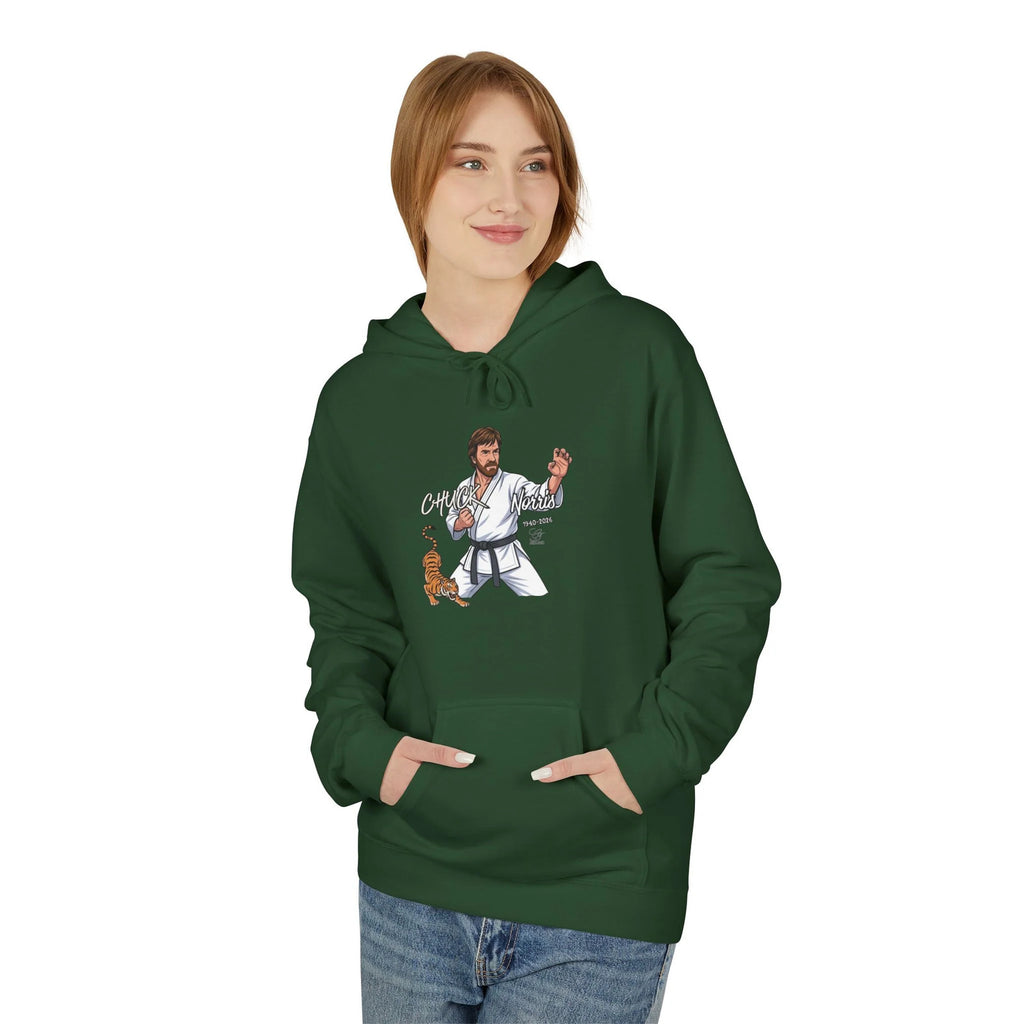Chuck Norris Karate Hoodie | Martial Arts, Tiger Illustration by GT Artland