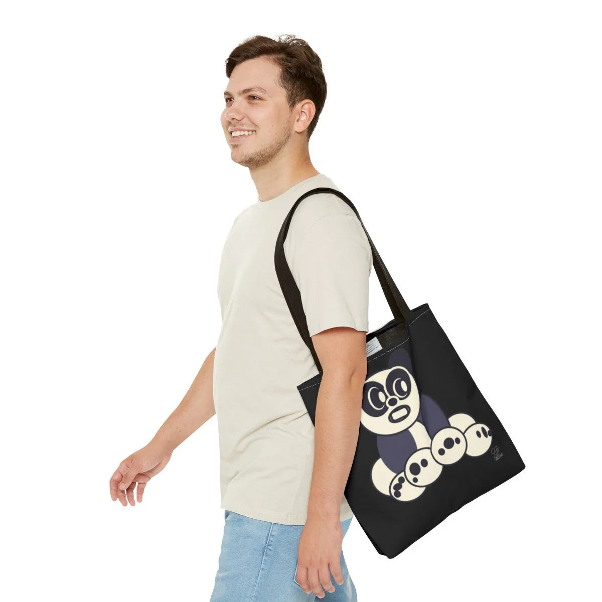 Urban Panda GT Blackout Designer Tote Bag Designer | All-Over Print by GT