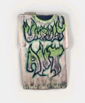 FIRE FLAME GRAFFITI DESIGN ON WHITE T ANY NAME ANY COLORS Any SIZE UP TO 5XL
