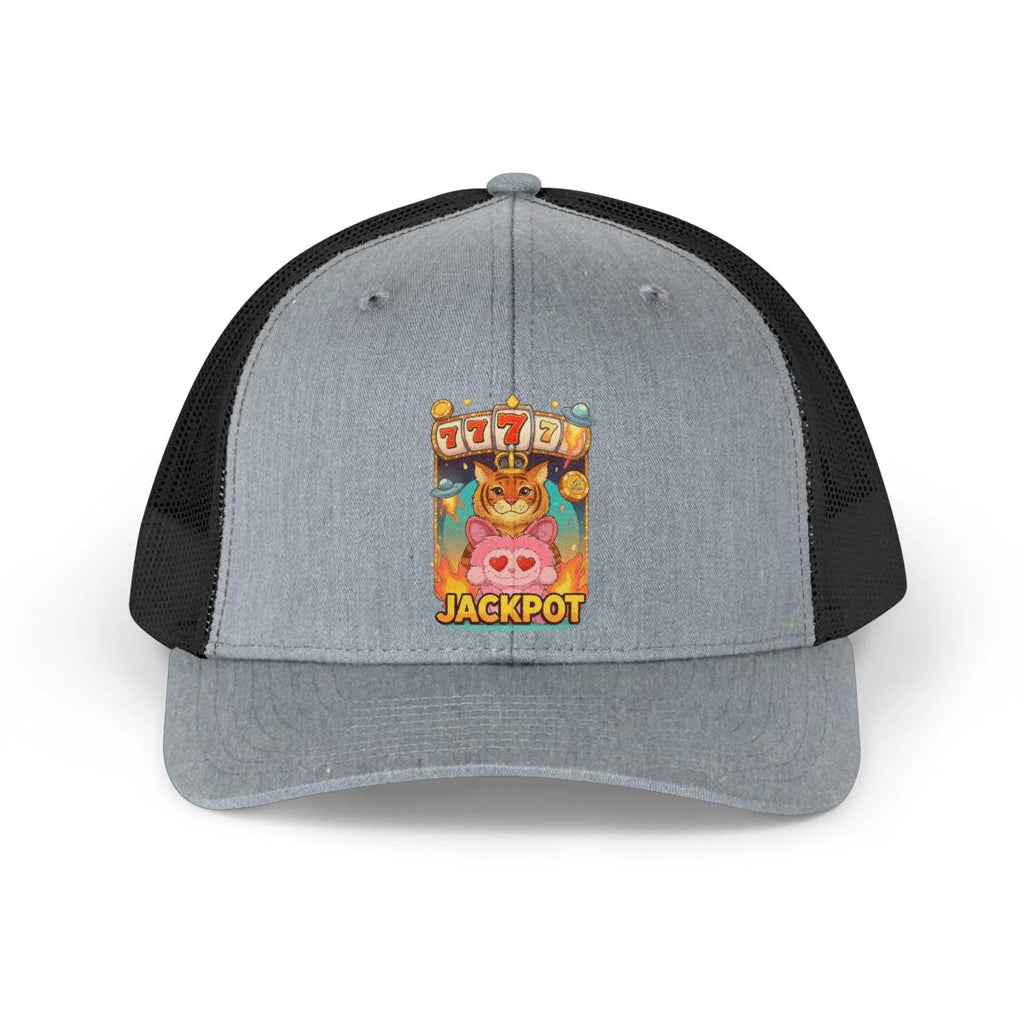 Jackpot Catz "777" Designer Trucker Retro Hat by GT Artland