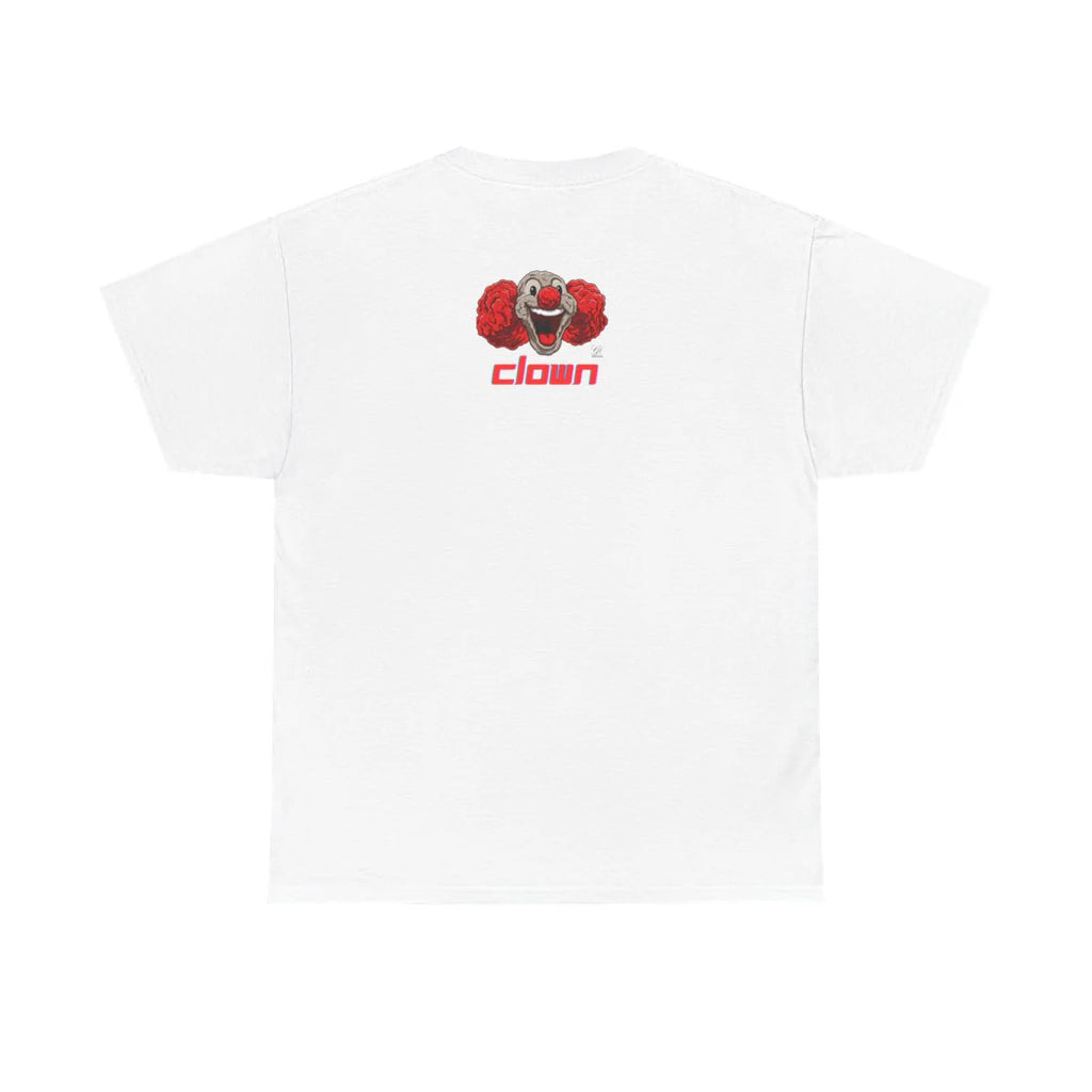 Clown Smoke Designer Style Unisex Heavy Cotton Tee by GT Artland