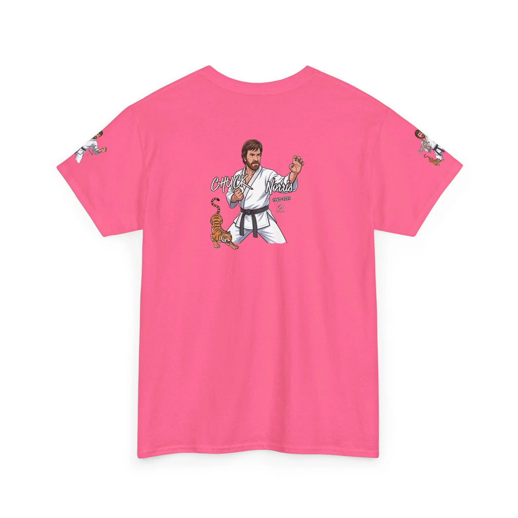 Chuck Norris Karate Pose T-Shirt | Tiger Illustration, Martial Arts Tee by GT