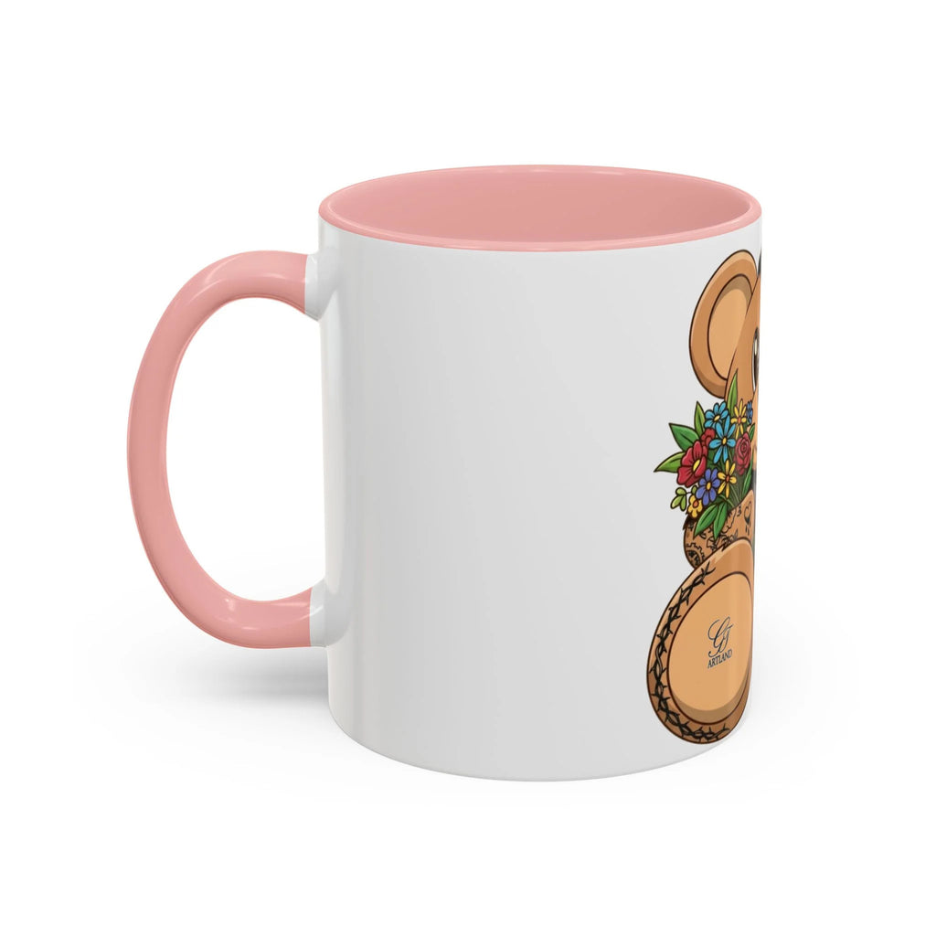 Tattooed Teddy Bear Mug | Accent Coffee Mug 11oz 15oz by GT Artland