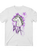 Year Of The Horse CUSTOM AIRBRUSH ANY NAME Color Hot T SHIRT Any SIZE S TO XL