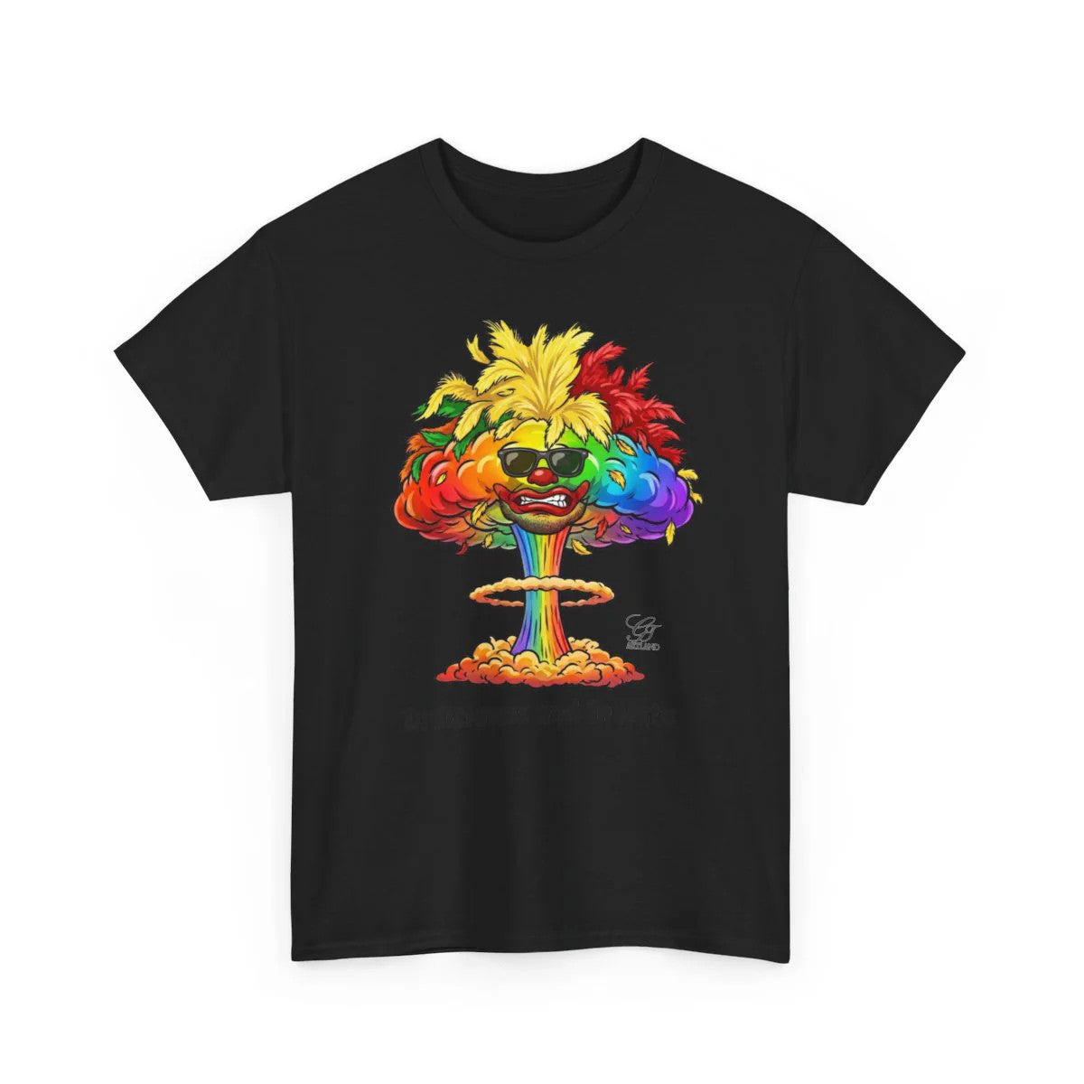 Mushroom Cloud GT Soldier "in sickness and in hate" Unisex Heavy Cotton Tee by