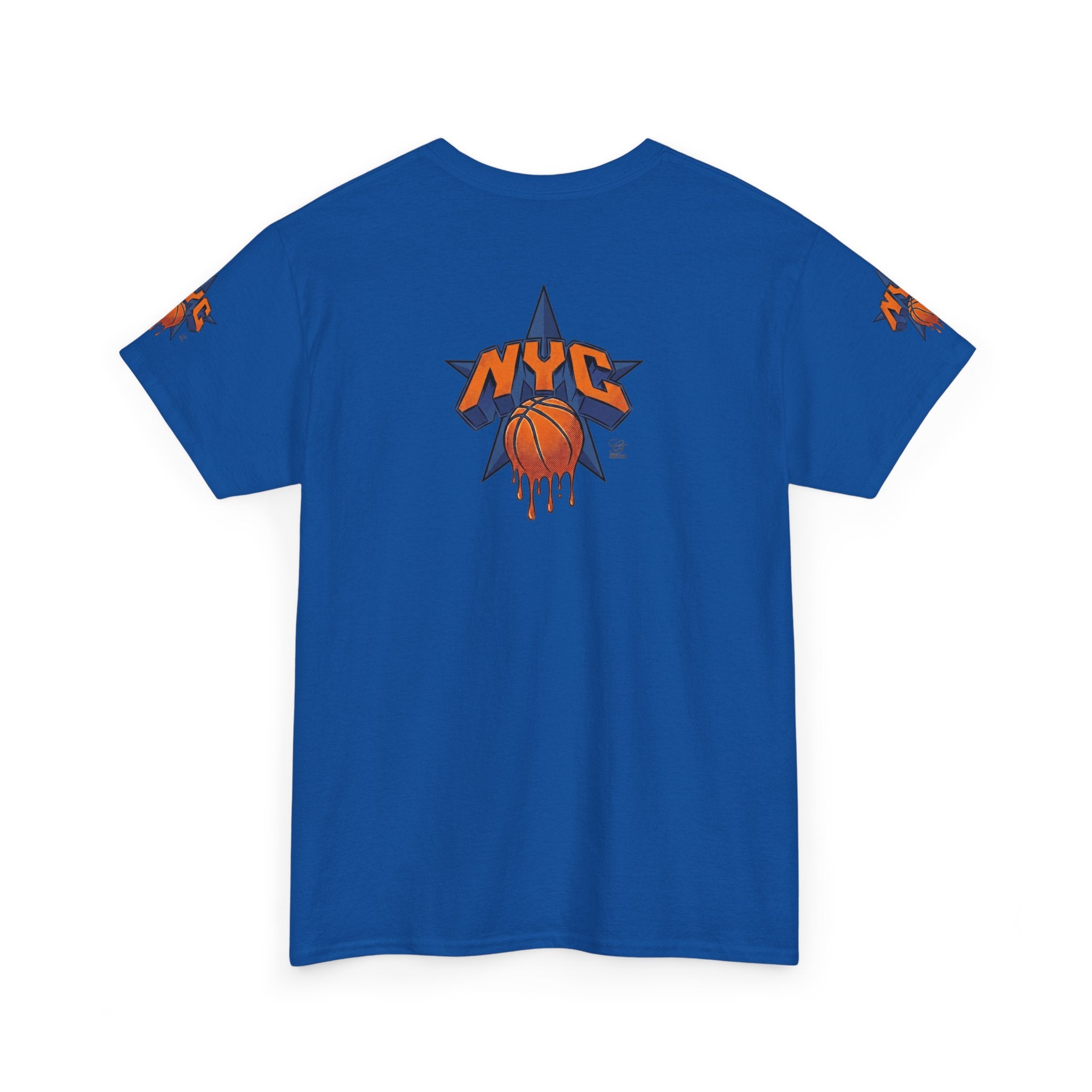NYC Dripping Basketball Tee | New York City Hoops Shirt by GT Artland