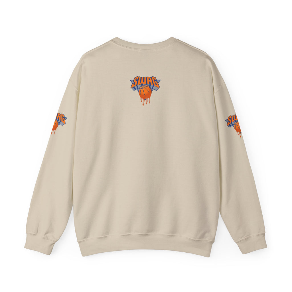 Swag Dripping Basketball Sweatshirt | Streetwear Hoop Graphic by GT Artland