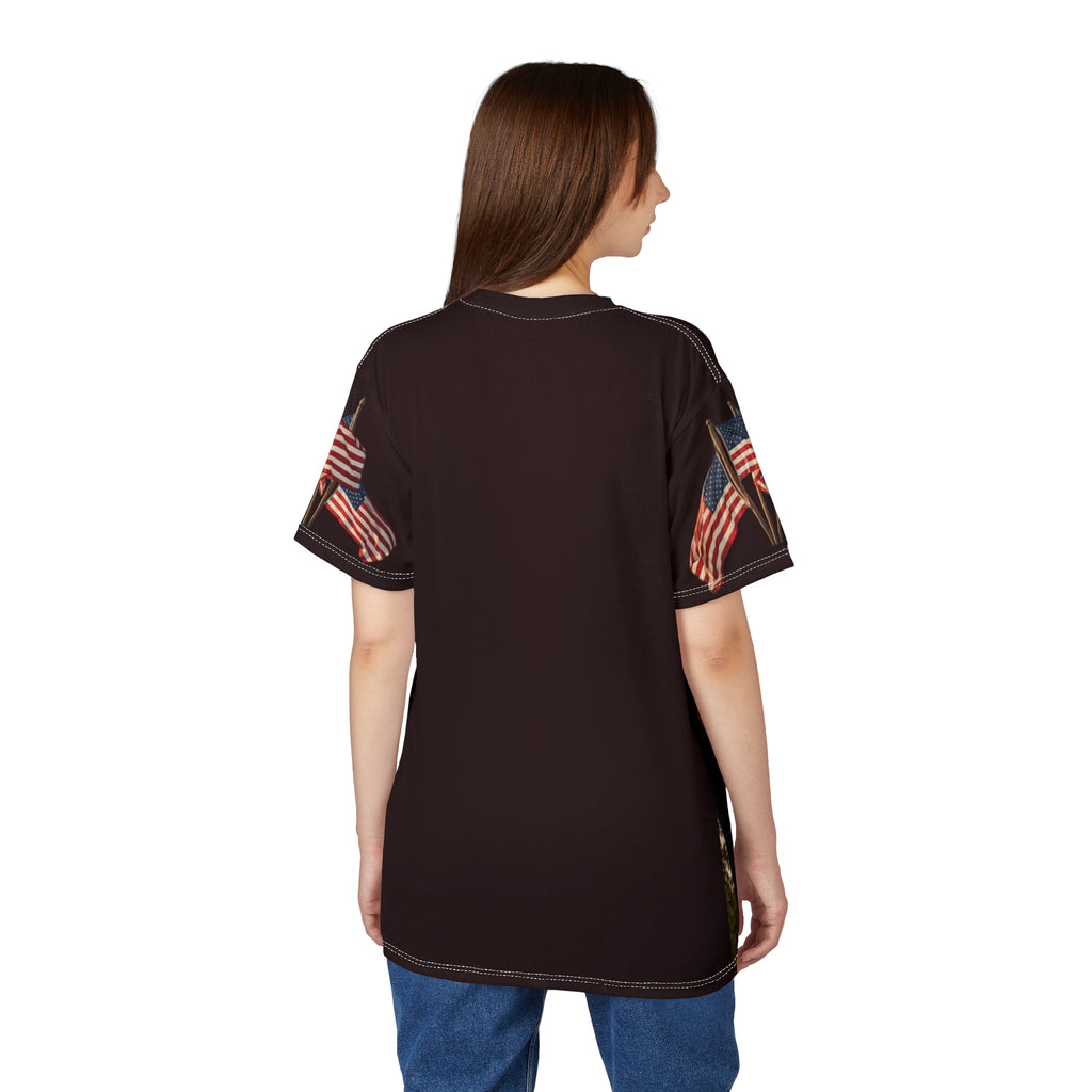 God Bless America 2026 Tee | Patriotic All-Over Print Shirt