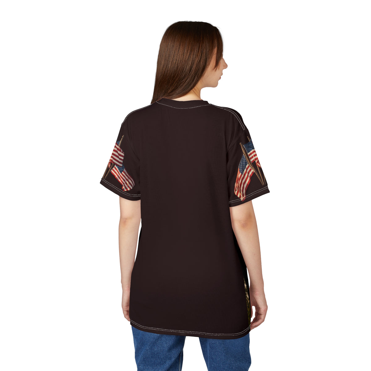 God Bless America 2026 Tee | Patriotic All-Over Print Shirt