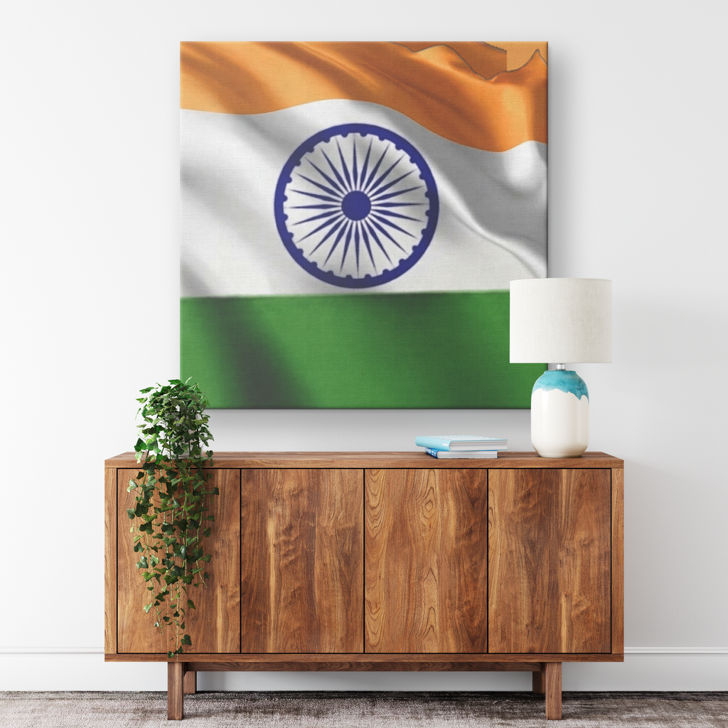 Indian Swagga Abstract Designer Twist Canvas Wrap by GT Artland