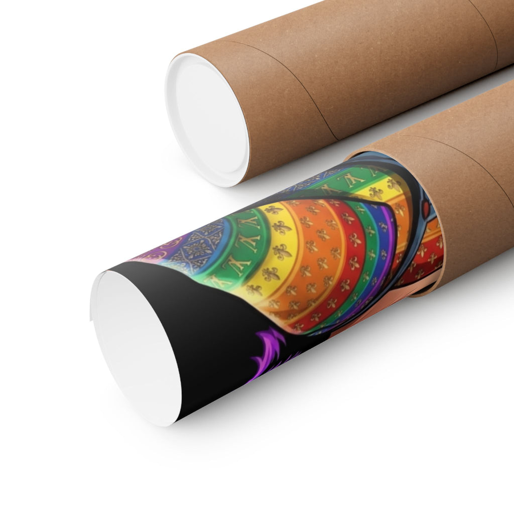 Rainbow Slasher Urban Designer Horror Matte Vertical Posters by GT Artland