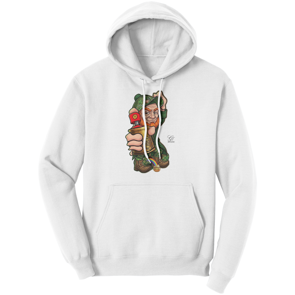 Spray Can Leprechaun Urban Designer "Luck Art" Edition Port & Co Hoodie by GT Artland