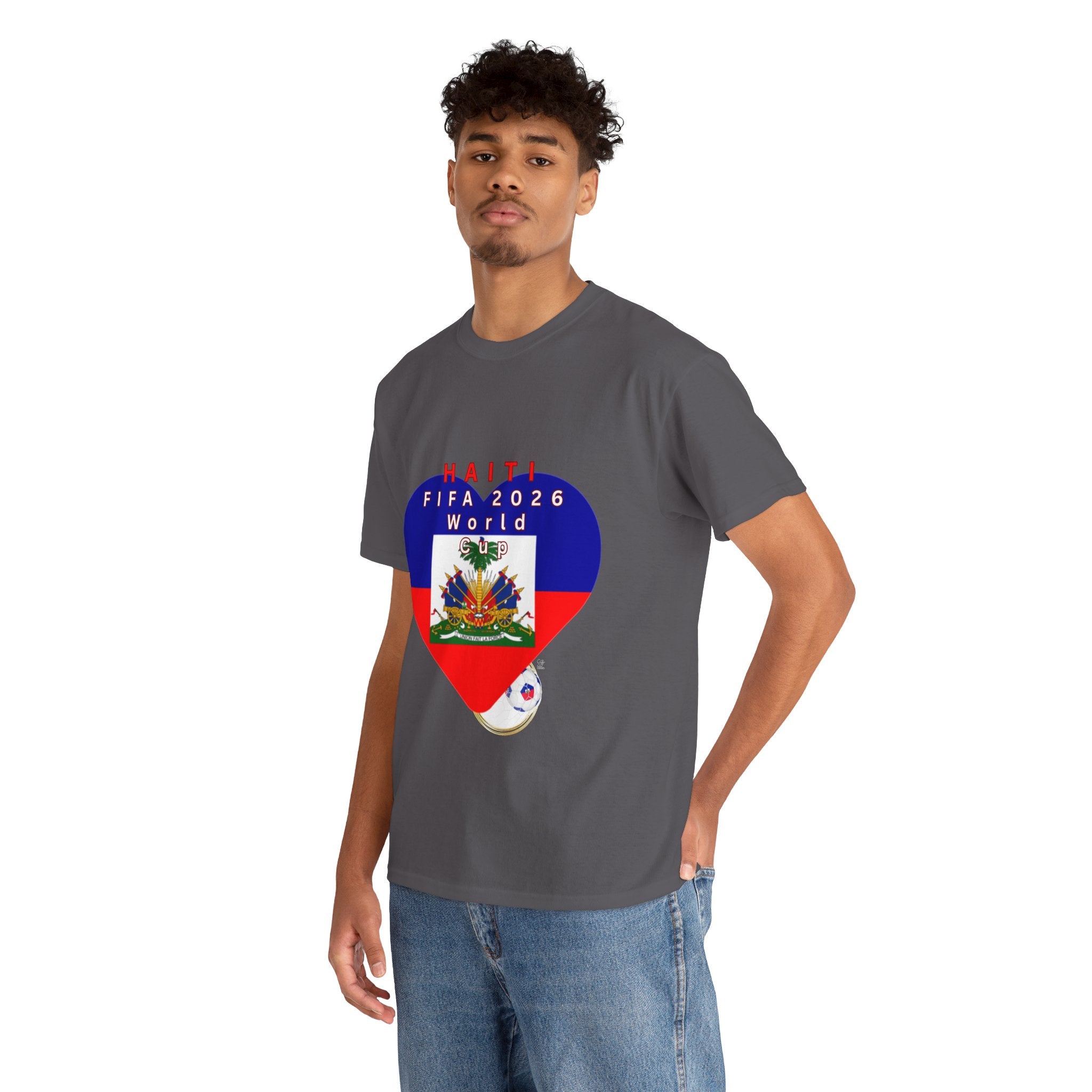 Heart of The Haitian Flag Tee