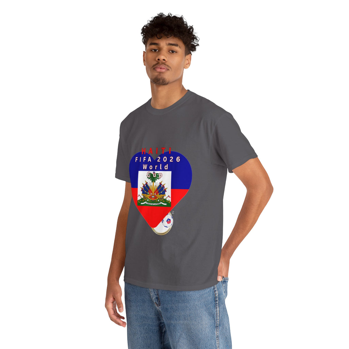 Heart of The Haitian Flag Tee