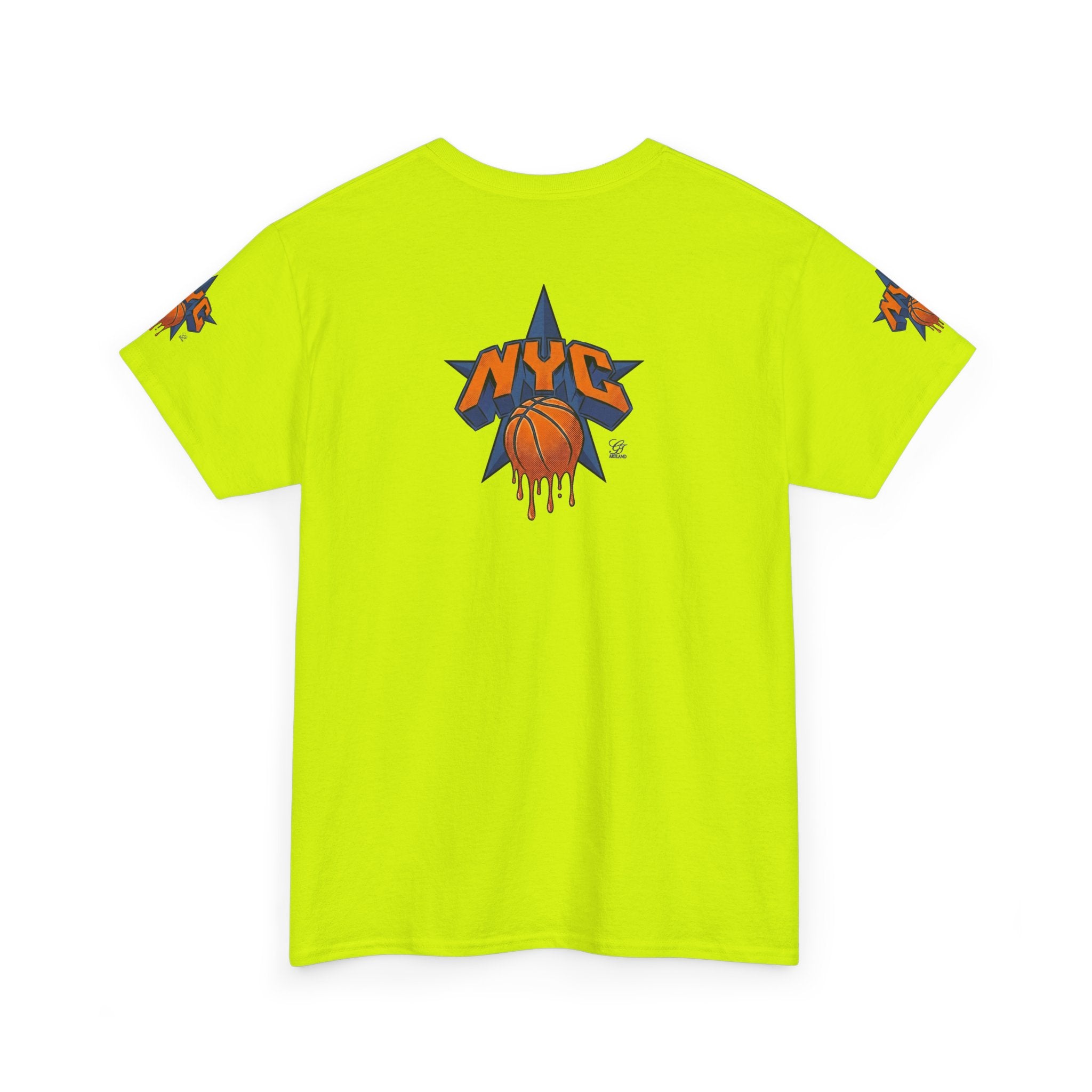 NYC Dripping Basketball Tee | New York City Hoops Shirt by GT Artland