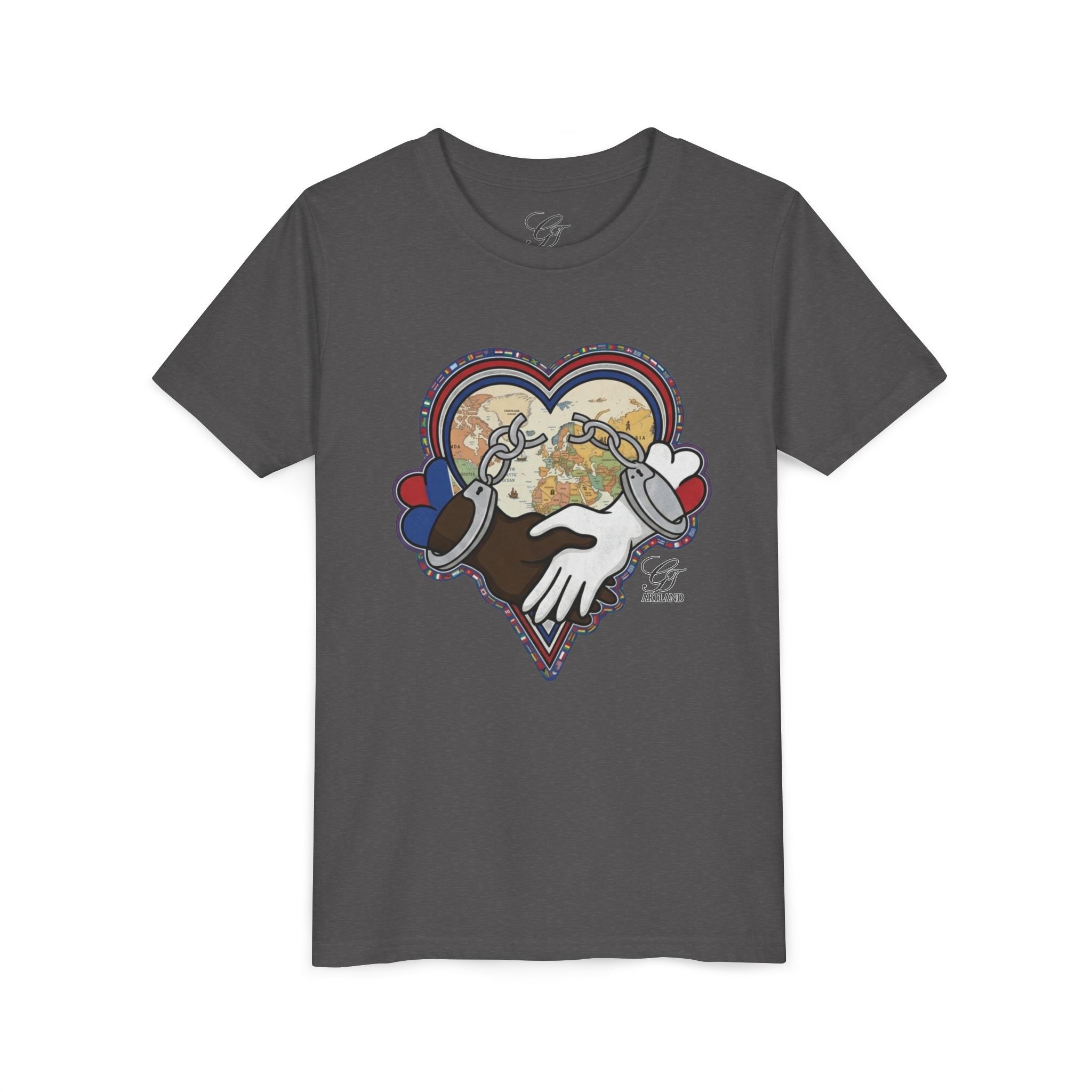 Heart Hands Graphic Tee | Youth Short Sleeve Tee by GT Artland