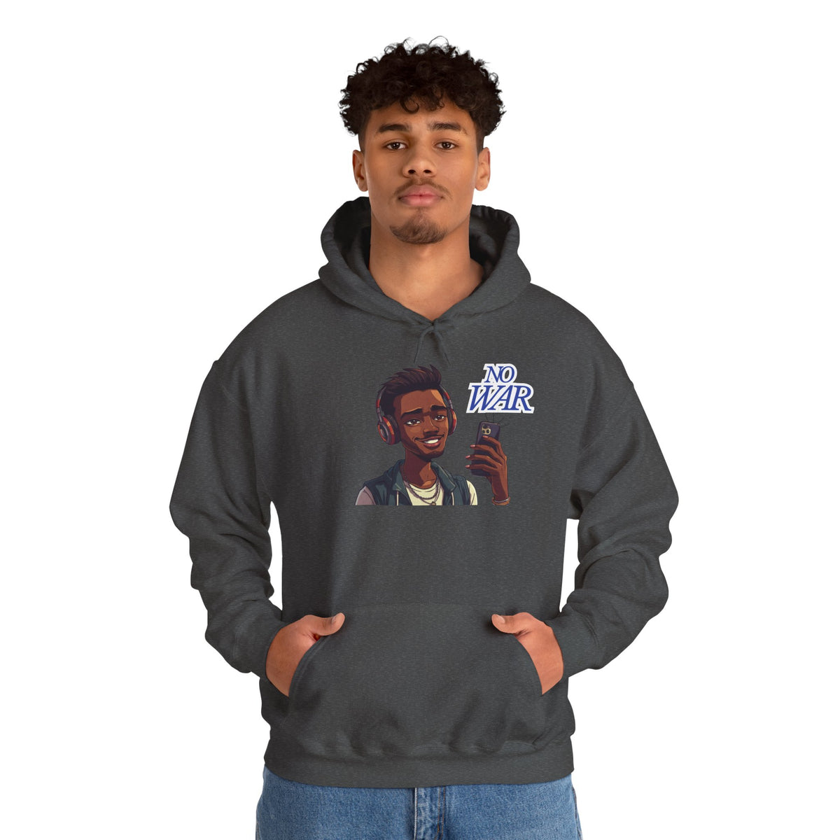 No War Unisex Heavy Blend Hoodie -Sweatshirt