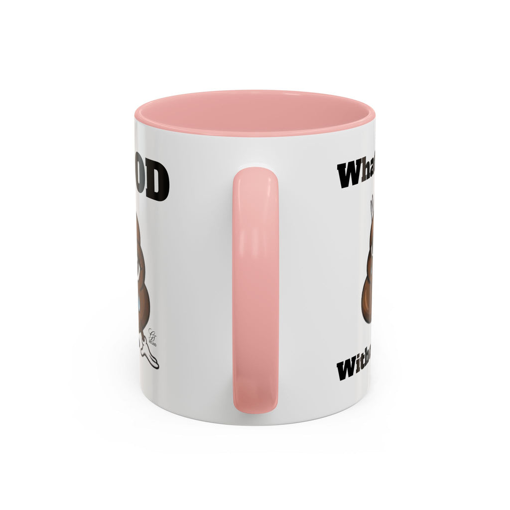 #MOOD Winnie without the poo Funny Poop Emoji Accent Coffee Mug – 11/15oz Novelty Gift by GT Artland