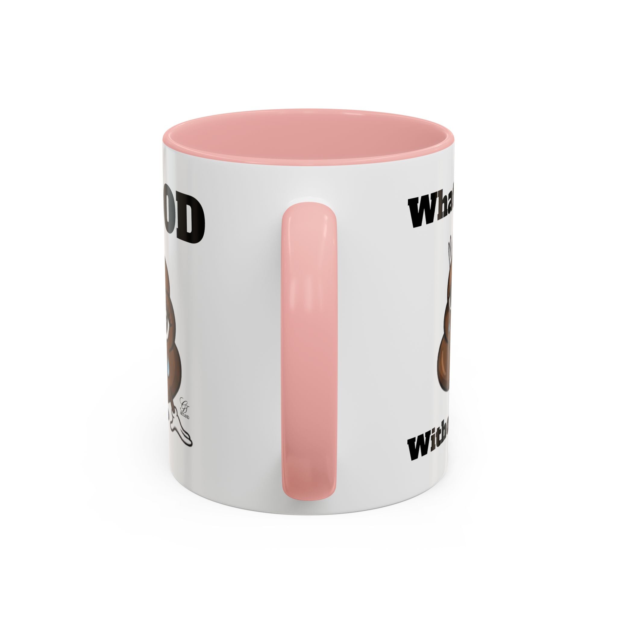 #MOOD Winnie without the poo Funny Poop Emoji Accent Coffee Mug – 11/15oz Novelty Gift by GT Artland