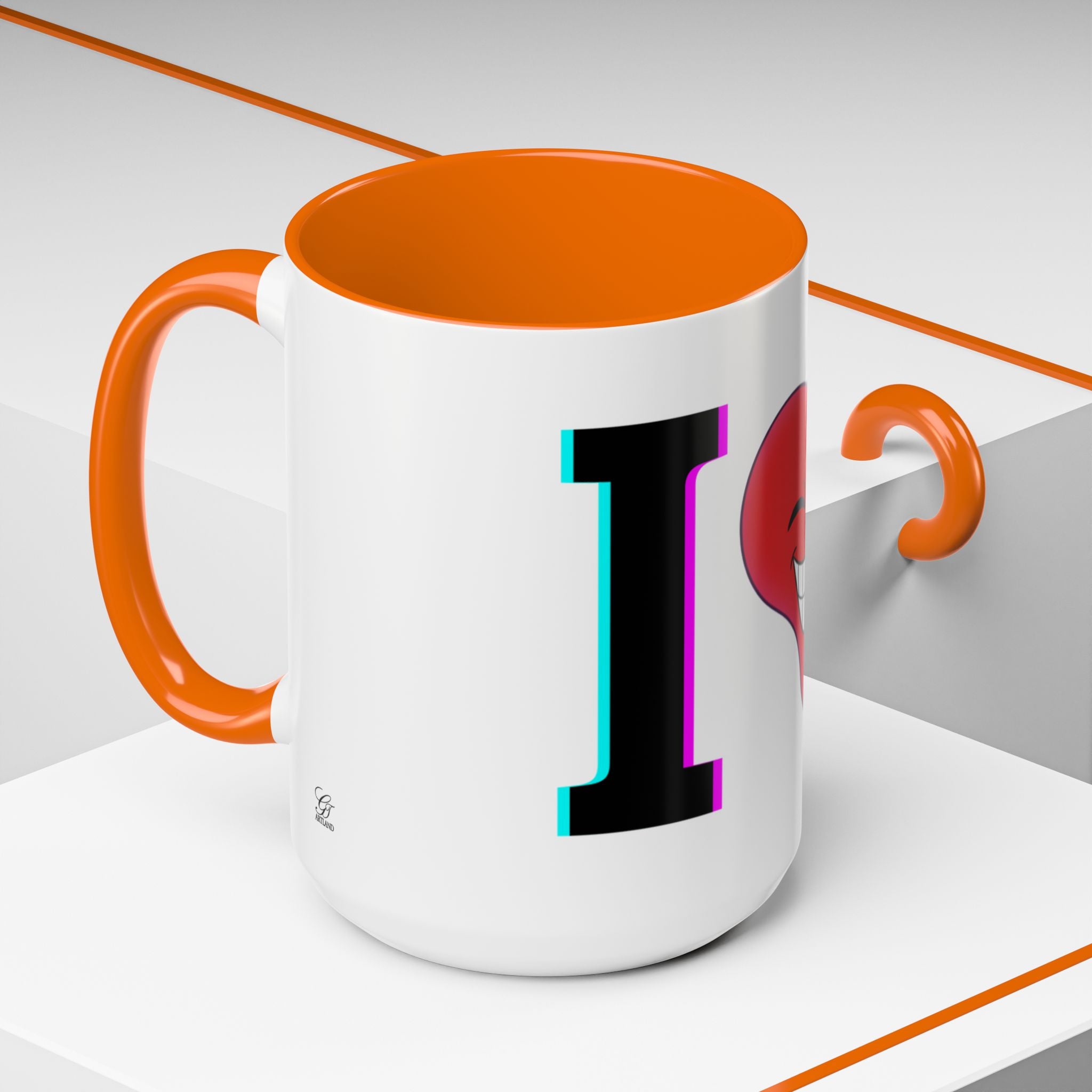 Winking Heart Graphic Mug | Accent Coffee Mug 11oz 15oz