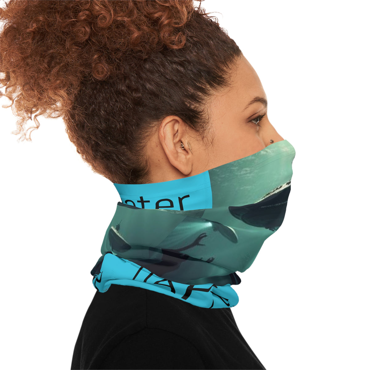 Underwater Alien Neck Gaiter - Face Covering