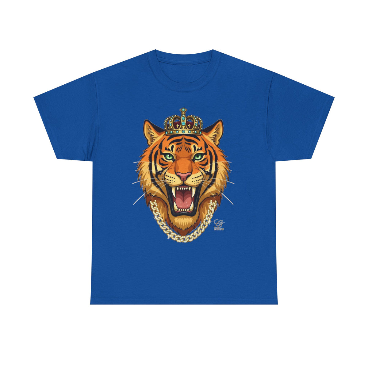 Crowned Roaring Tiger Tee | King Tiger Graphic T-Shirt by GT Artland