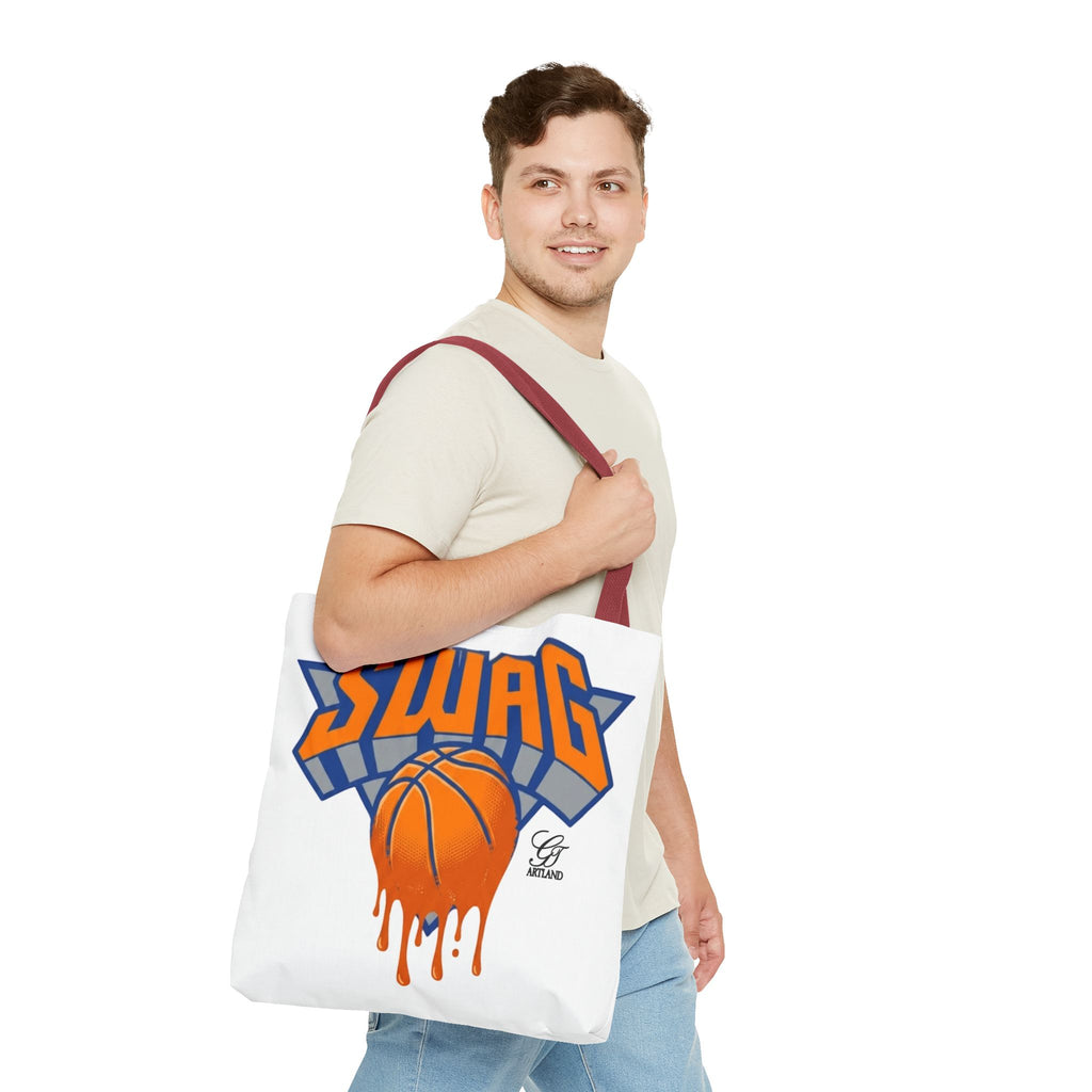 Swag Dripping Basketball tote bag | Sports Graphic Tote by GT Artland