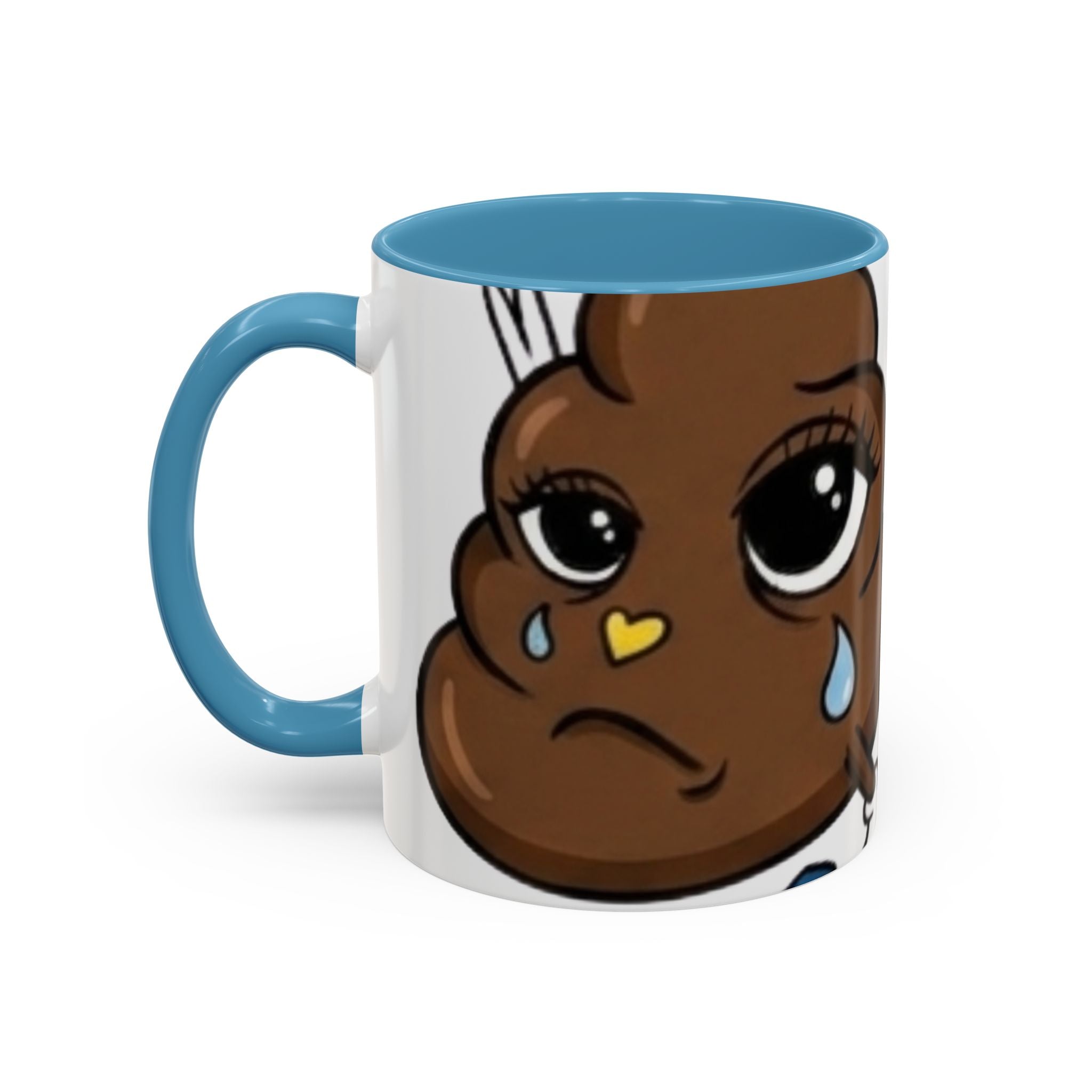 I Woke Up Like This Coffee Mug – Funny Poop Emoji Designer Accent Mug (11/15oz) by GT Artland