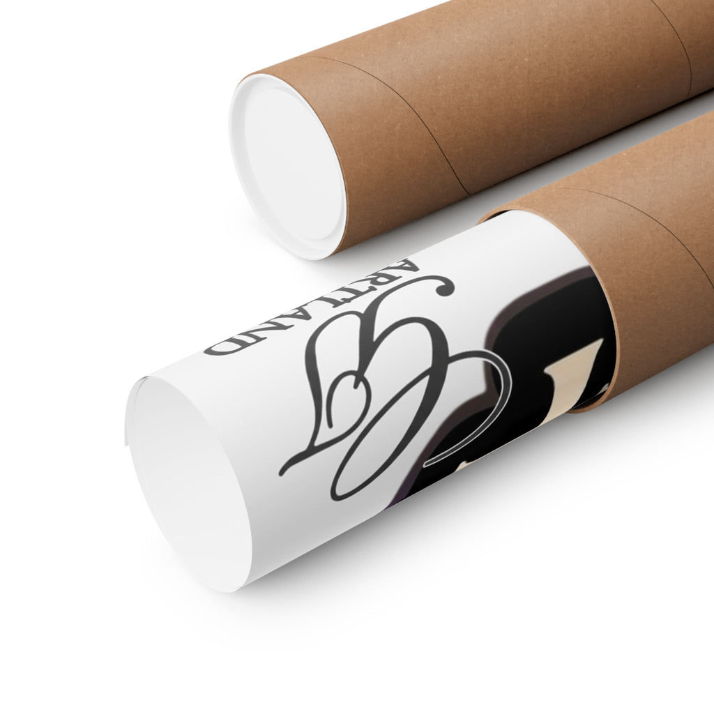 Hip hop Mogul takeoff urban art illustrated Poster | Matte Vertical Posters by GT Artland