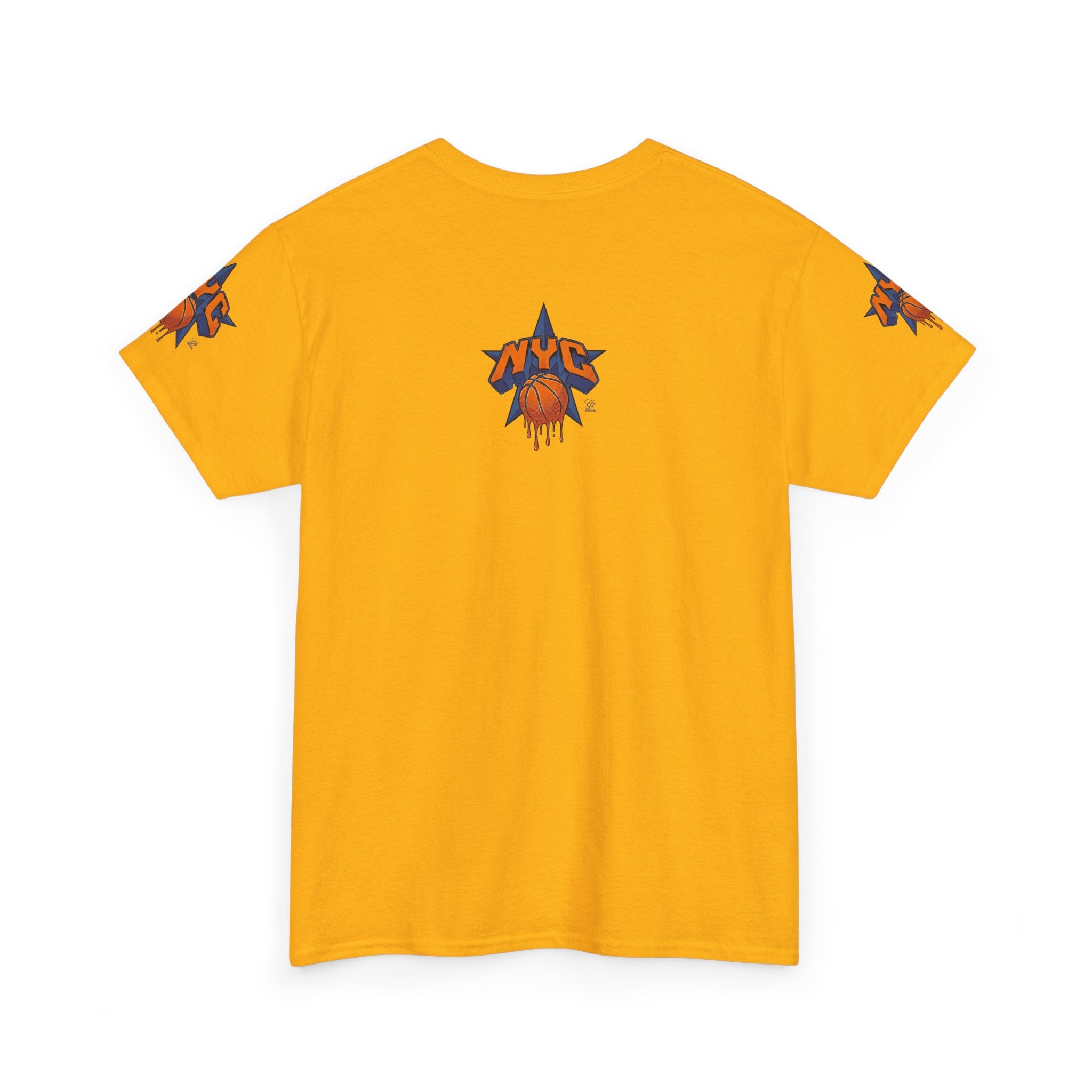NYC Dripping Basketball Star Tee | Sports City Graphic Shirt by GT Artland
