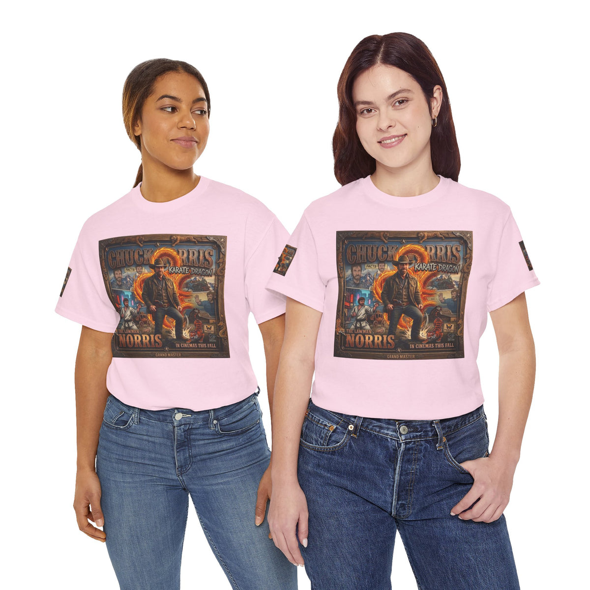 Retro Action Movie Poster T-Shirt | Vintage Fighter Hero Tee