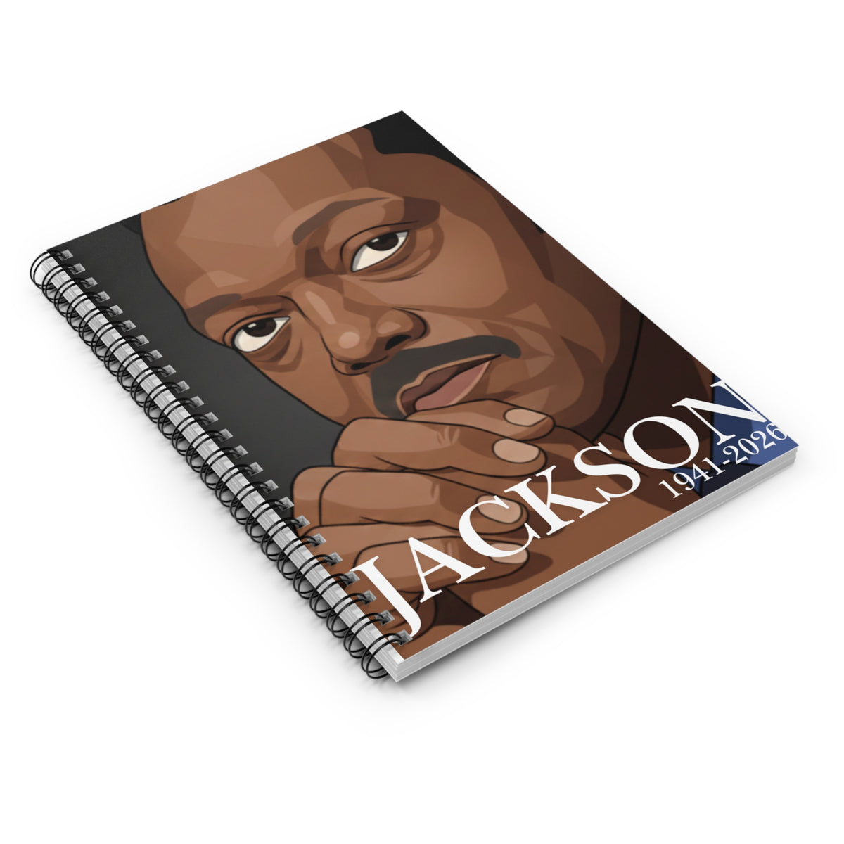 "THE JESSE JACKSON LEGACY SPIRAL NOTEBOOK"  by GTArtland Legacy Collection