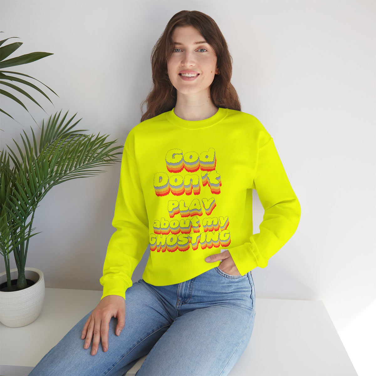 Don't Play About My "GHOSTING" Unisex Crewneck  Sweatshirt