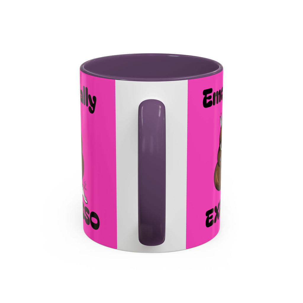 Emotionally Expresso Cute Crying Poop Emoji Designer Coffee Mug by GT Artland
