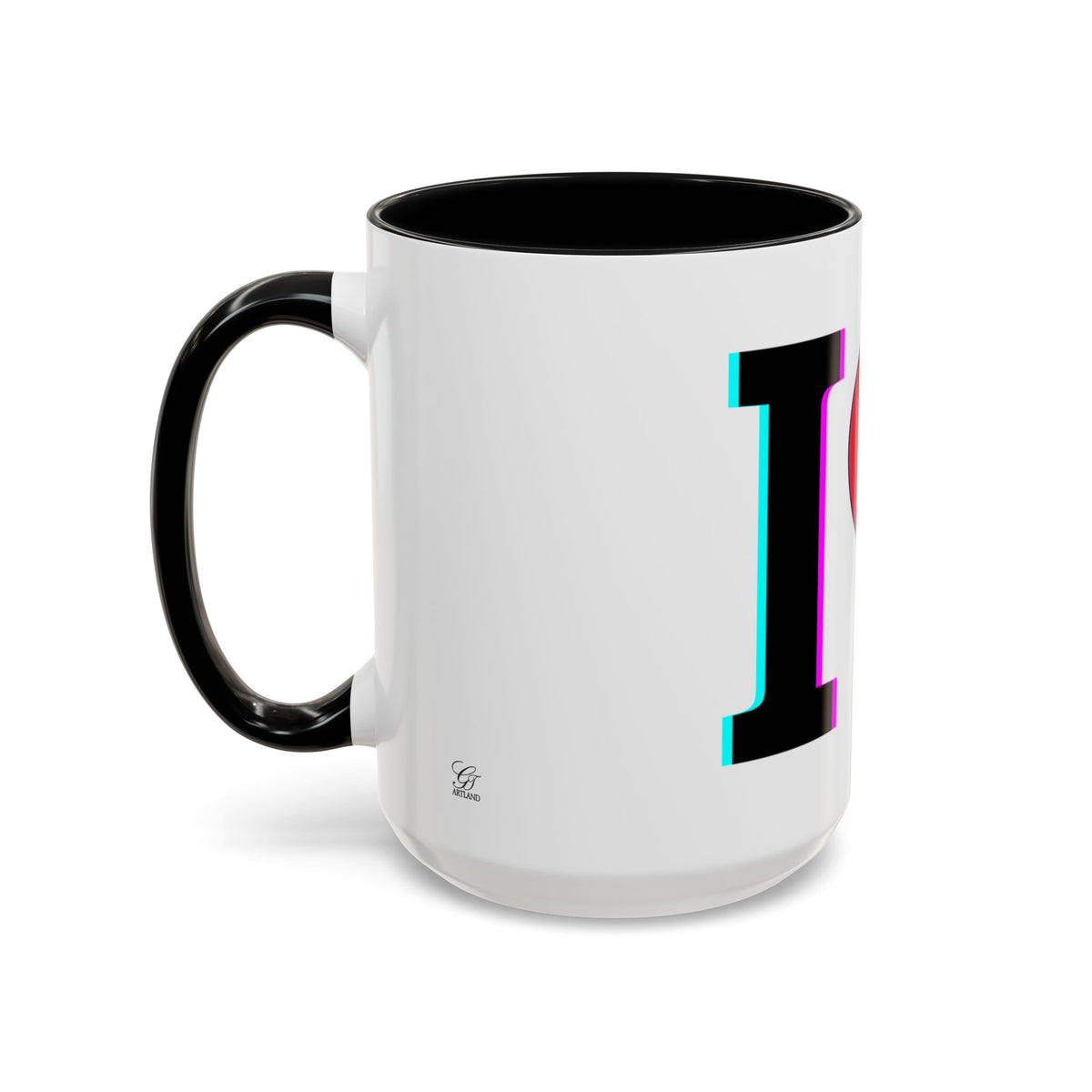 Winking Heart Graphic Mug | Accent Coffee Mug 11oz 15oz
