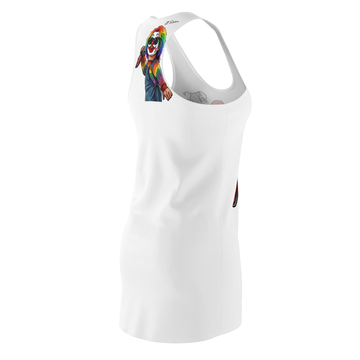 Rainbow Slasher Racerback Dress GT soldier Edition by GT Artland