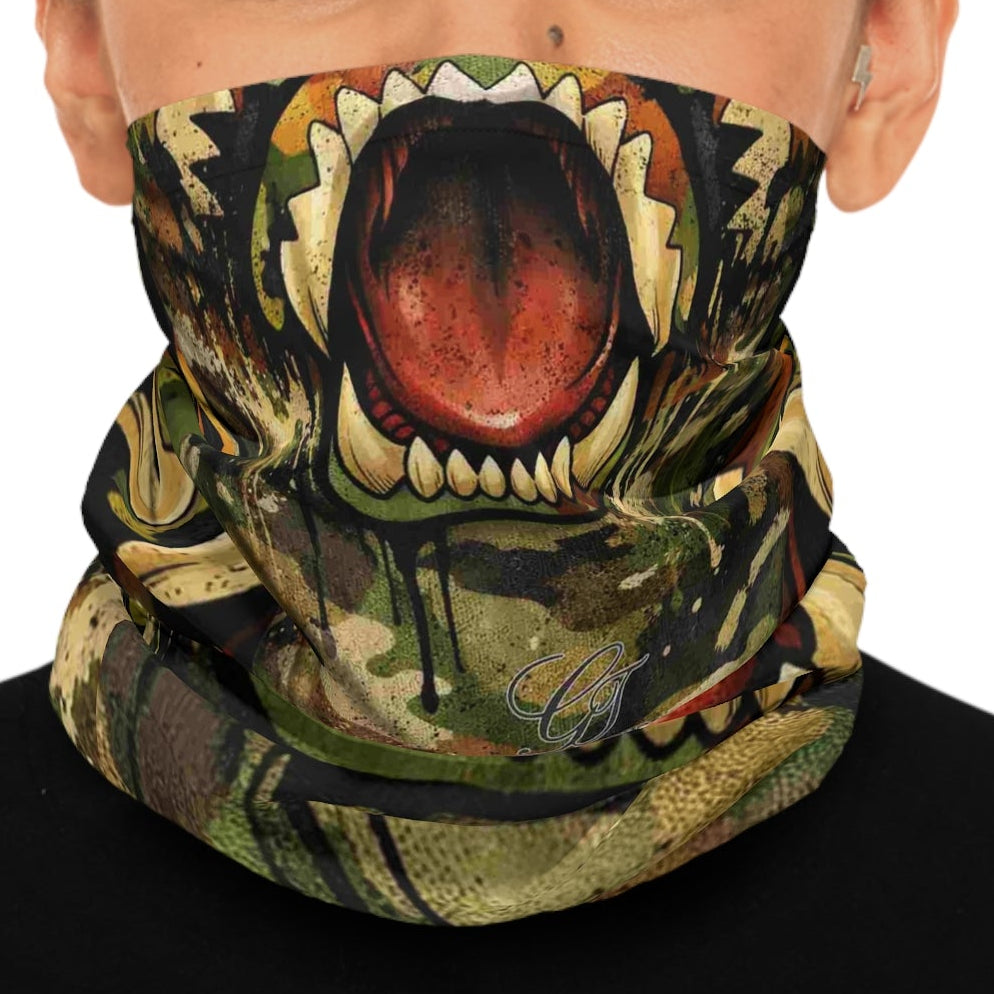 Camo Bear Mouth Neck Gaiter | Animal Face, Camouflage, Outdoors by GT Artland