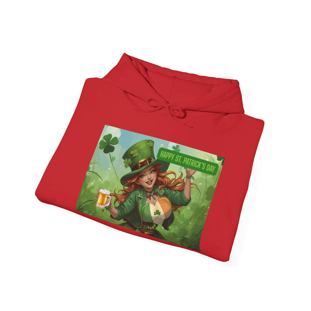 Leprechaun Pot of Gold Hoodie | St. Patrick's Day Shamrock Illustration