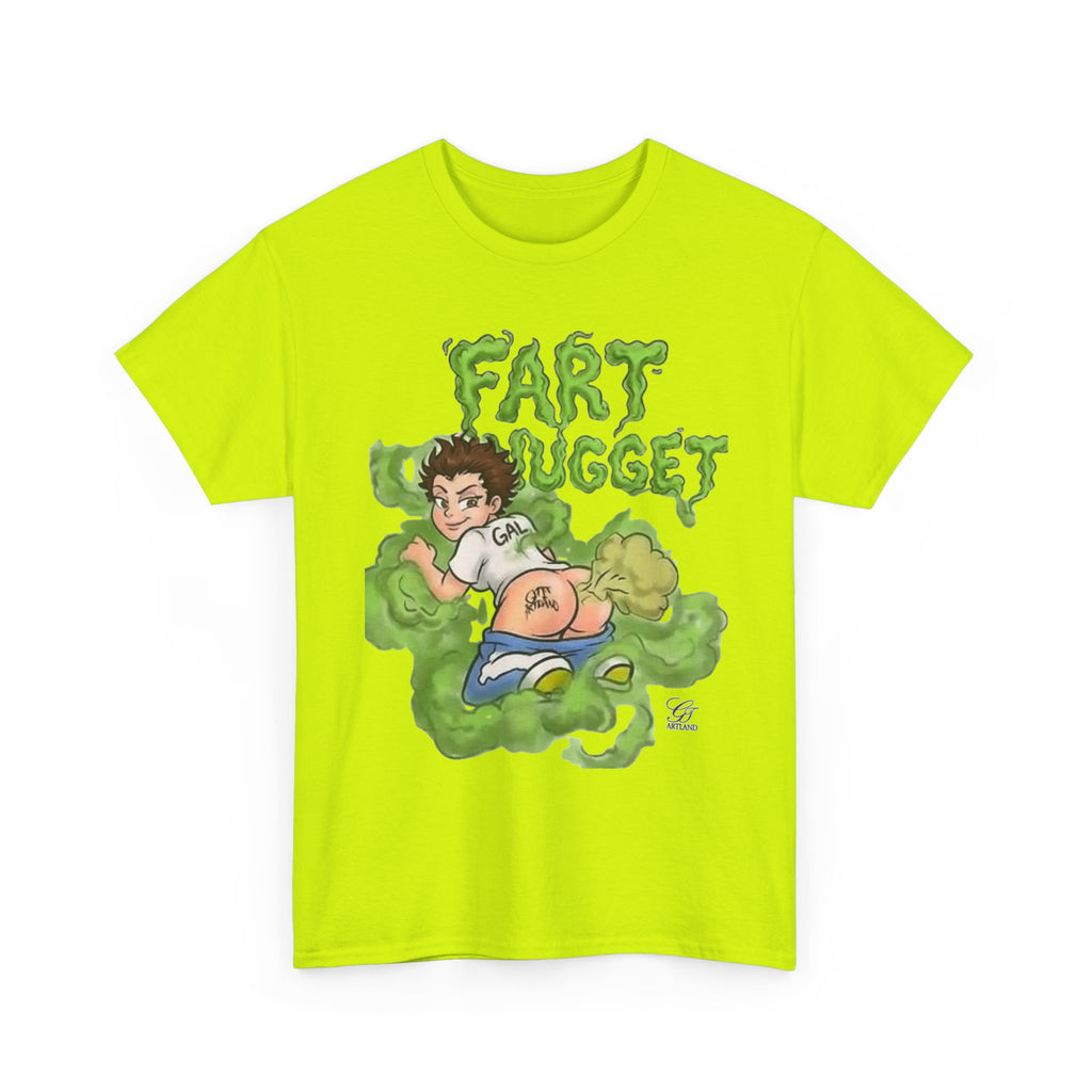 Fart Nugget graphic tee | Funny cartoon kid fart illustration T-Shirt