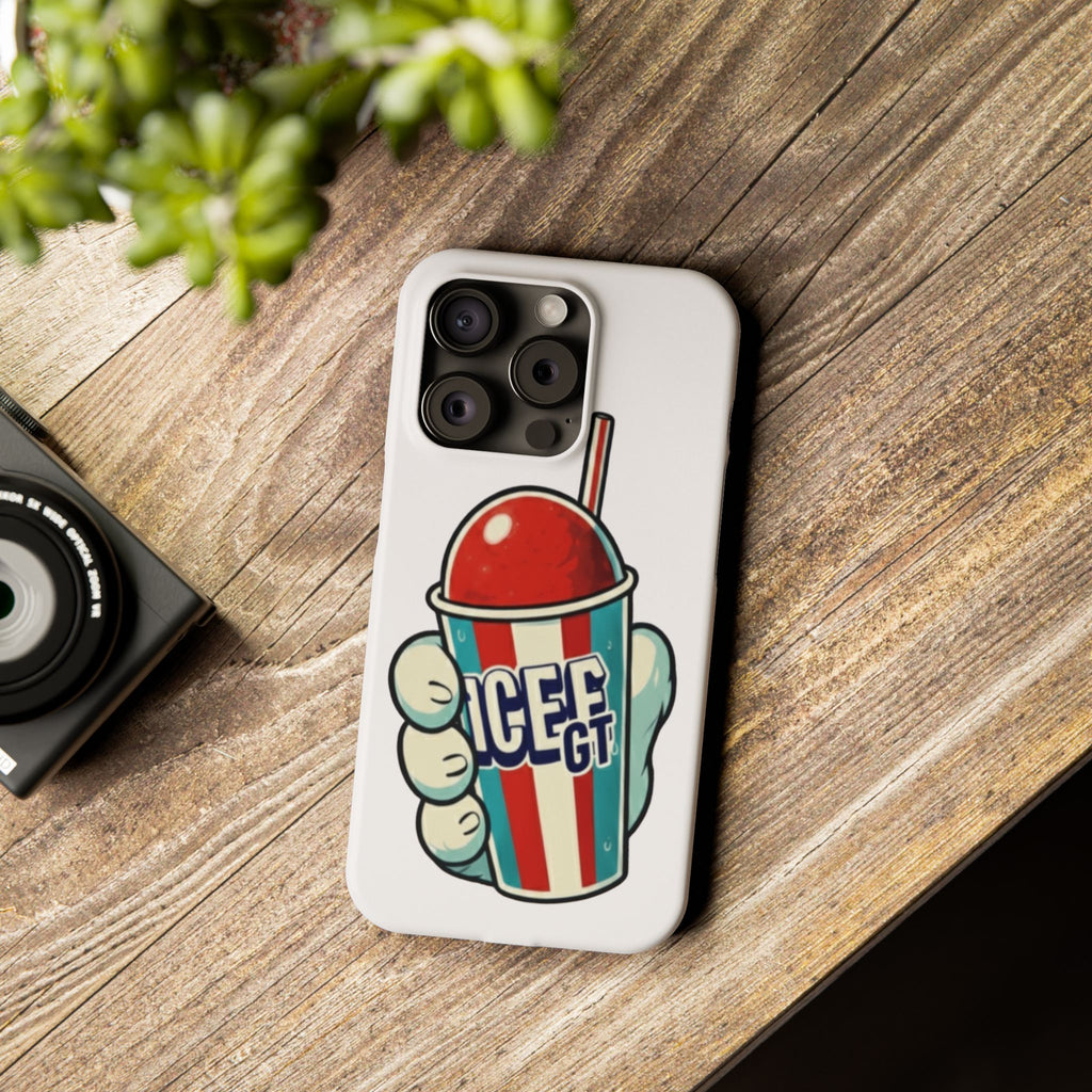 ICEE Slush Cup Slim Phone Case | Red White Blue Slushie