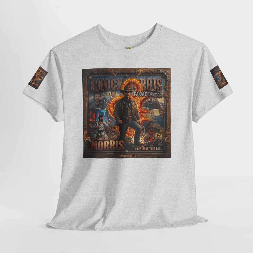 Retro Action Movie Poster T-Shirt | Vintage Fighter Hero Tee